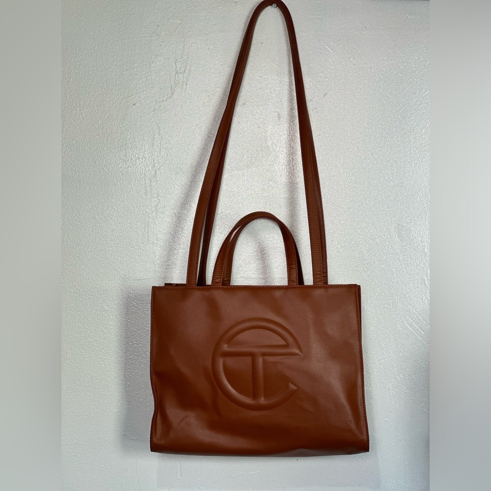 Medium Tan Telfar bag